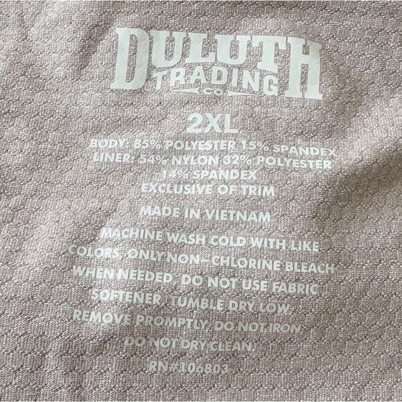 Duluth Trading Company Men's Bullpen-Lined Corralling 9" Shorts Black 2X (180) - Picture 8 of 8